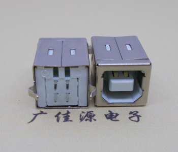 济源USB BF180度母座 打印机接口 立式直插带赛