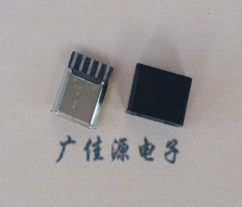 济源麦克-迈克 接口USB5p焊线母座 带胶外套 连接器