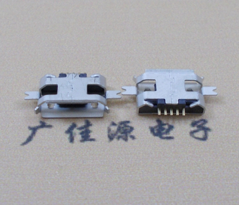 济源MICRO USB 5P接口 沉板1.2贴片 卷边母座