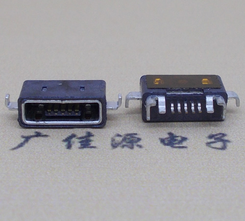 济源MICRO USB防水AB型口母头3D图纸封装