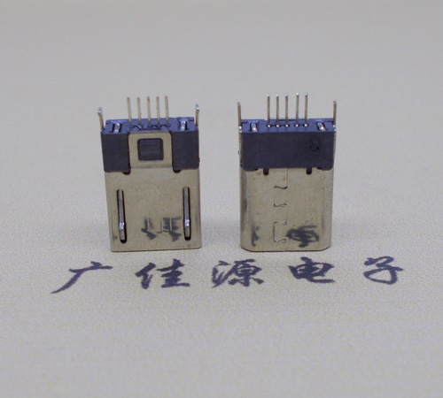 济源micro-迈克 插座 固定两脚鱼叉夹板1.0公头连接器